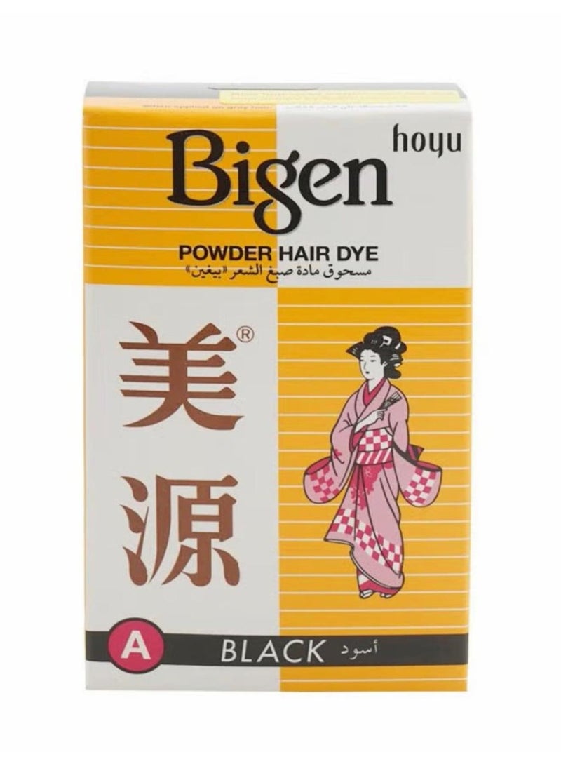 Bigen Powder Hair Dye A Black - Image 1